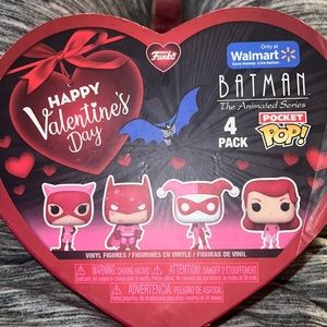 Batman Pocket Pop Funko Valentine collection 4 pack
